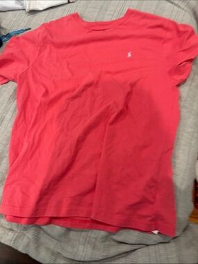 Polo by Ralph Lauren Short‑Sleeve Crew Tee in Coral Red